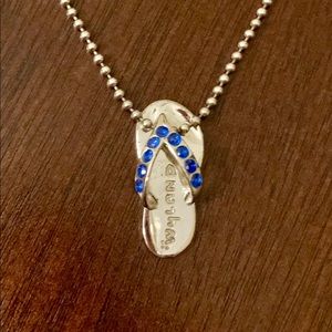 Wyland pendant Flip Flop charm